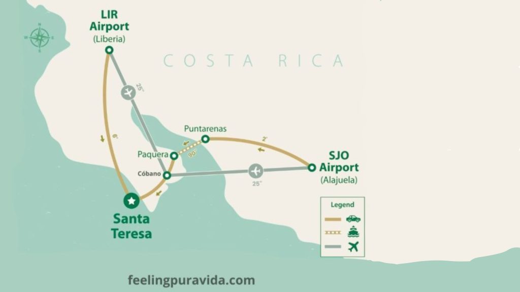 Santa-Teresa-Beach-Map-How-to-arrive