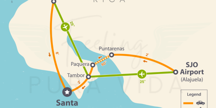 How to get from San Jose to Santa Teresa Beach